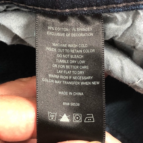 Kut From The Kloth Dark Wash Straight Leg Jeans 8 - Picture 4 of 7